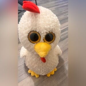 Ty Beanie Boo Hennie White Plush